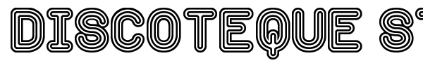 Discoteque St font preview